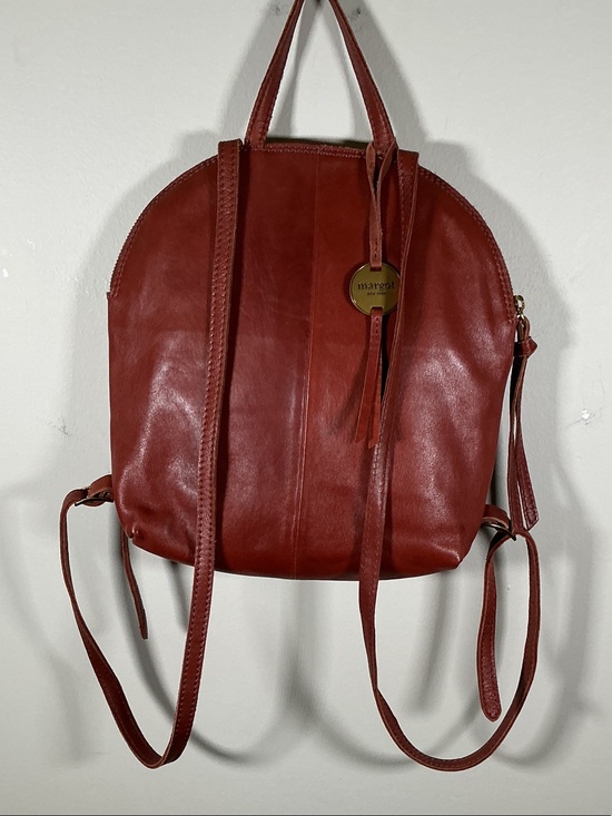 Leather Margot New York Brown Leather Backpack Purse Minimalist Convertible Bag main image 7